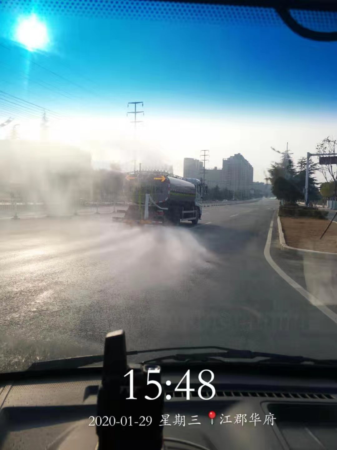 抗疫一线丨3003.com官网环境15台清洁消毒车开始作业